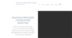 Desktop Screenshot of moorecommunityhouse.org
