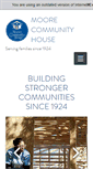 Mobile Screenshot of moorecommunityhouse.org